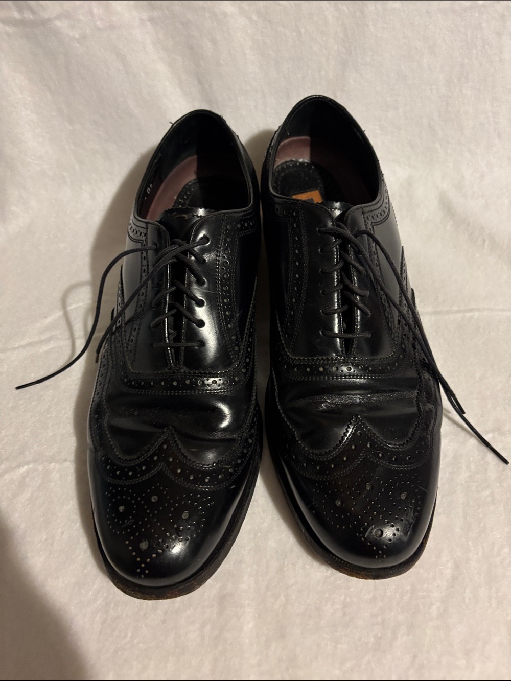 Florsheim Black Men's Wingtip Oxford Dress Shoes